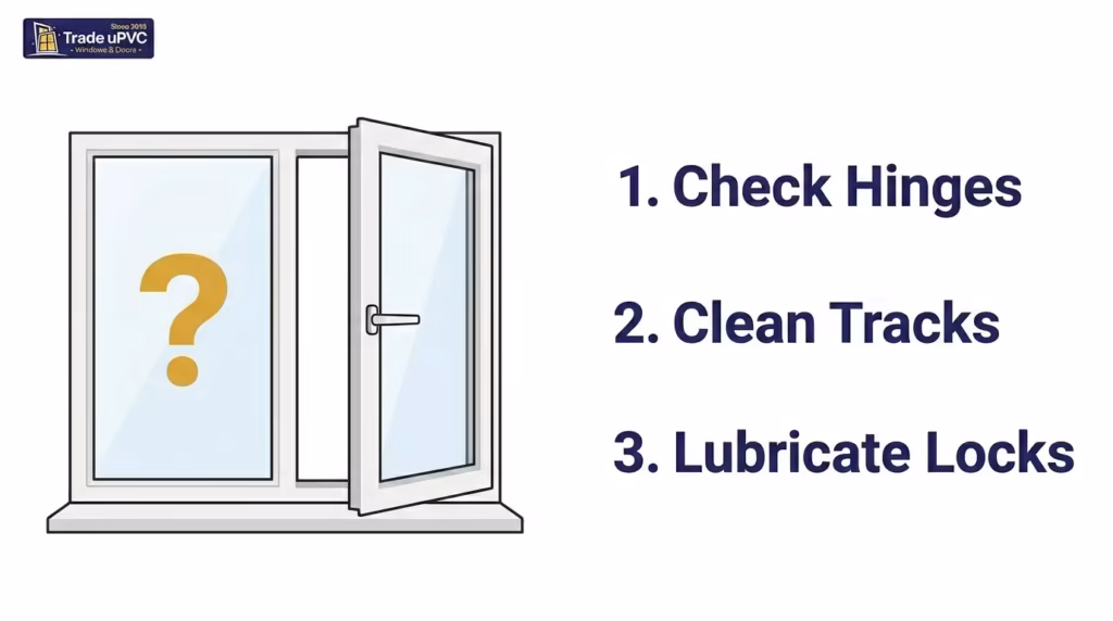 UPVC Windows Difficult to Open or Close